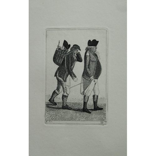 8664 - John Kay - 3 etchings of Scottish characters 1877.

These engravings are from A Series of Original P... 