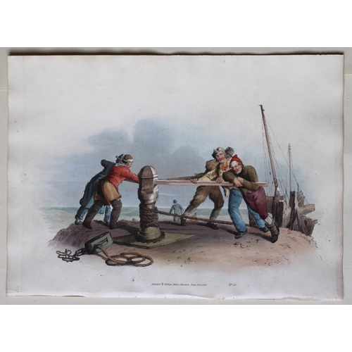 8709 - William H Pyne - Fisherman at a Capstan 1808.

This aquatint engraving is from The Costumes of Great... 