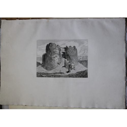 8730 - John Sell Cotman - Castle of Arque, Normandy 1822.

This original 200-year-old etching of the Castle... 