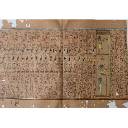 8791 - Papyrus of Anhai from the Book of the Dead 1899.

This large chromolithograph print is from E.A. Wal... 