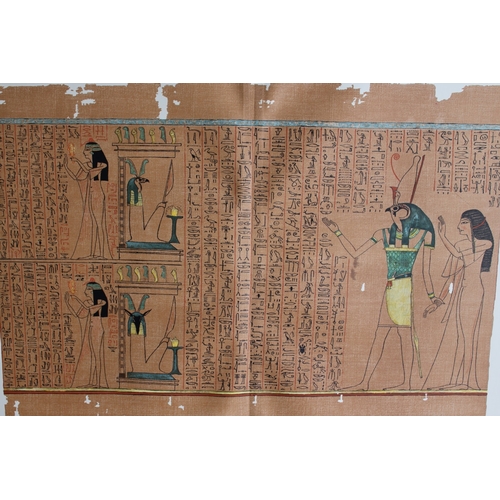 8792 - Papyrus of Anhai from the Book of the Dead 1899.

This large chromolithograph print is from E.A. Wal... 