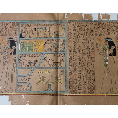 8795 - Papyrus of Anhai from the Book of the Dead 1899.

This large chromolithograph print is from E.A. Wal... 