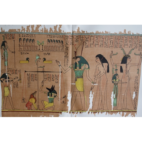 8796 - Papyrus of Anhai from the Book of the Dead 1899.

This large chromolithograph print is from E.A. Wal... 