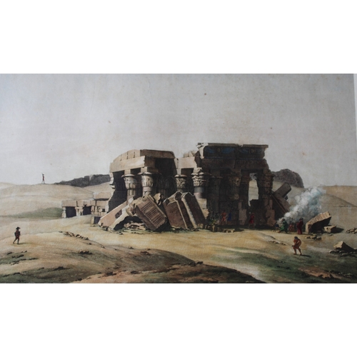 8800 - Panckoucke - Grand Temple, Kom Ombo from Desc. de l'Egypte 1820-29.

This rare coloured engraving is... 