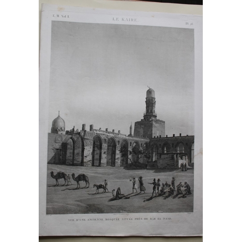 8808 - Panckoucke - Mosques at Bab el-Nasr from Desc. de l'Egypte 1820-29.

This engraving is Plate 28 - Vu... 