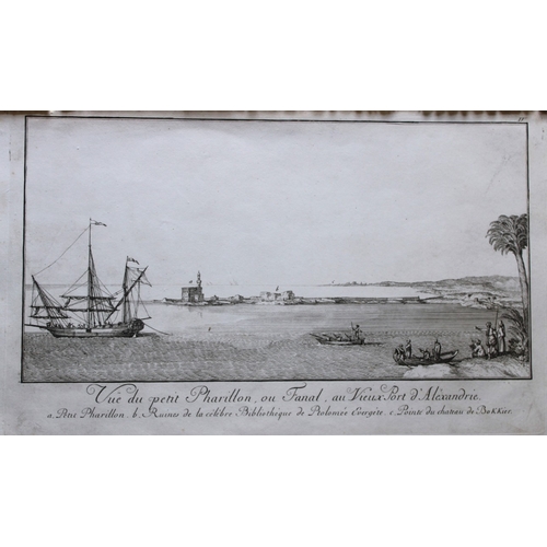 8826 - Capt. FL Norden - 4  engravings of Alexandria, Egypt 1792.

These rare copperplate engraving are fro... 