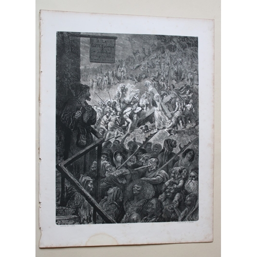 8859 - Gustave Dore - Original engraving from The Wandering Jew 1857.

This original wood engraving is Sinc... 