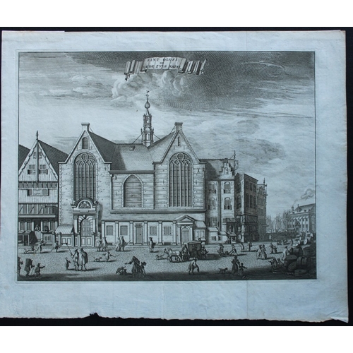 8872 - C Commelin - Engaving of St Olofs Chapel, Amsterdam  1693.

This engraving on hand laid paper is of ... 