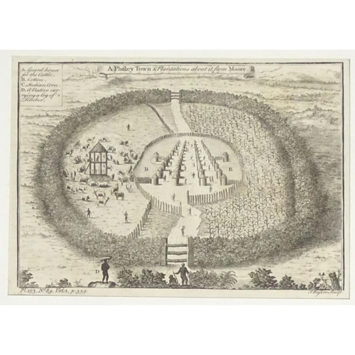 8901 - Basire - A Pholey Town, Africa 1745.

This interesting engraving is Plate 153 from Vol 2 of A New Ge... 