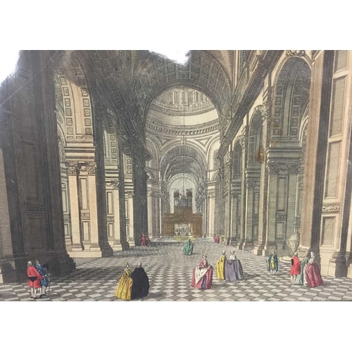 8903 - Giovanni Panini - Interior of St Peter's, Rome 1794.

This beautiful hand coloured engraving entitle... 