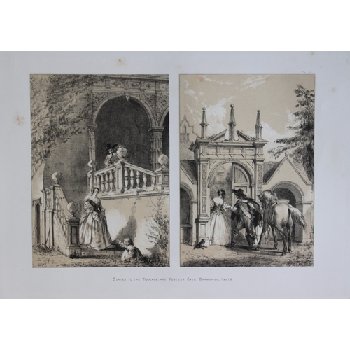 8908 - Nash J - 2 lithographs of Bramshill, Hants  1869.

These two lithographs of  Bramshill, Hampshire ar... 