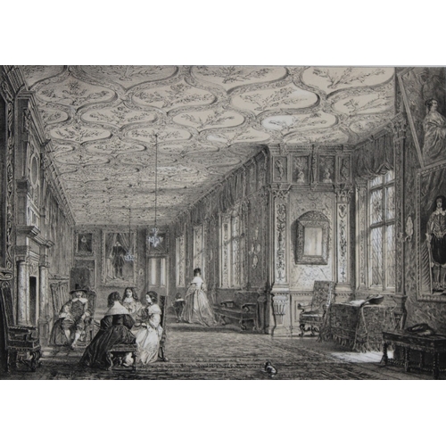 8910 - Nash J - 2 lithographs of Knowle, Kent 1869.

These two lithographs of  The Hall and The Cartoon Gal... 