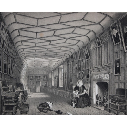 8911 - Nash J - 2 lithographs of Knowle, Kent 1869.

These two lithographs of  The Gallery over the Hall an... 