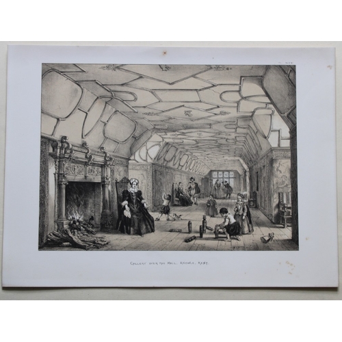 8911 - Nash J - 2 lithographs of Knowle, Kent 1869.

These two lithographs of  The Gallery over the Hall an... 