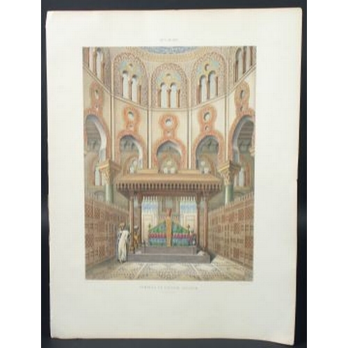 8947 - Prisse d'Avennes - 4 lithographs from L'Art Arabe 1877.

These rare lithographs of the house called ... 