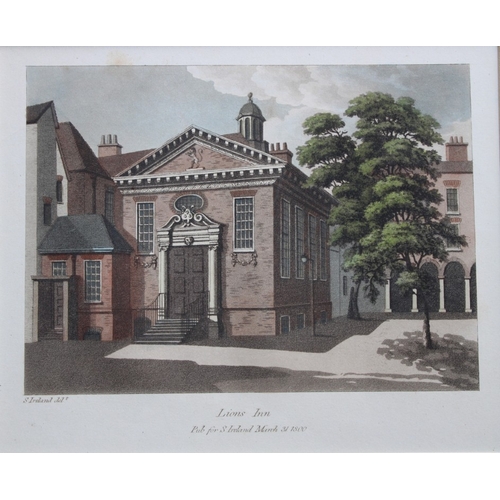 8951 - Samuel Ireland - aquatint of Lions Inn, London 1800.

This bistre aquatint etching is from Picturesq... 