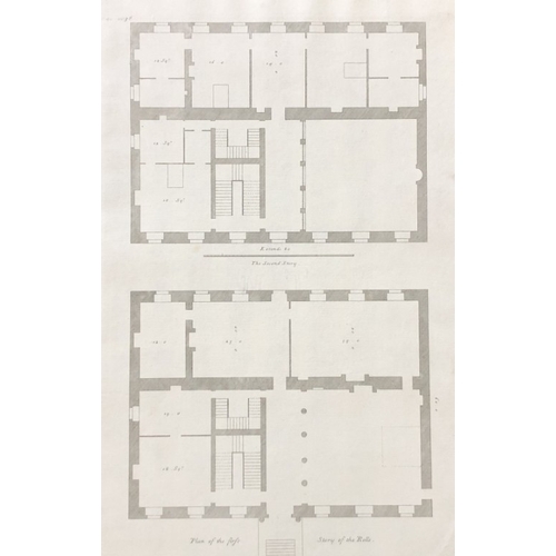 8958 - Colen Campbell - Plan of the Rolls, Chancery Lane, London 1725.

This copper engraving of the Plan o... 