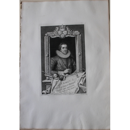 8497 - George Vertue - Rare folio engraving of James I 1736.

A rare original large format engraving by Geo... 