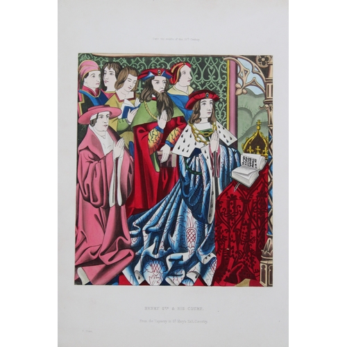 8614 - Henry Shaw - 2 hand-coloured engravings 1858.

These exquisite engravings are from Dresses and Decor... 