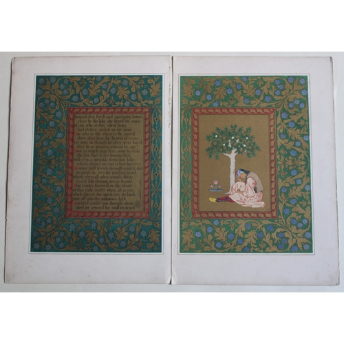 8653 - Owen Jones - 2 complementary chromolithographs 1865.

These two complementary antique prints are fro... 