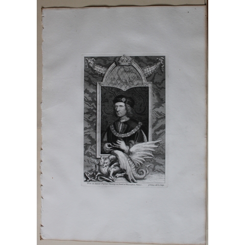 8501 - George Vertue - Rare folio engraving of Richard III 1736.

A rare original large format engraving by... 