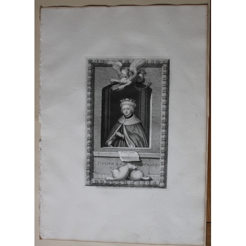 8504 - George Vertue - Rare folio engraving of Edward V 1736.

A rare original large format engraving by Ge... 