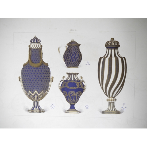 8597 - Edouard Garnier -  Soft Porcelain of Sevres 1892.

This chromolithograph is from The Soft Porcelain ... 