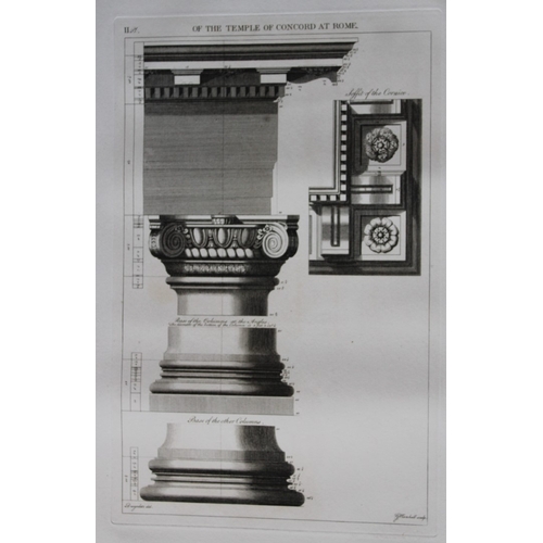 8815 - Anthony Desgodetz - 3 engravings of The Temple of Concord 1771.

These rare engravings are from Volu... 