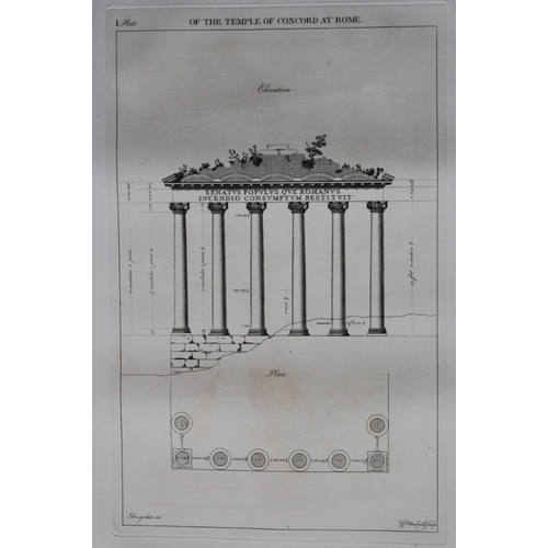 8815 - Anthony Desgodetz - 3 engravings of The Temple of Concord 1771.

These rare engravings are from Volu... 