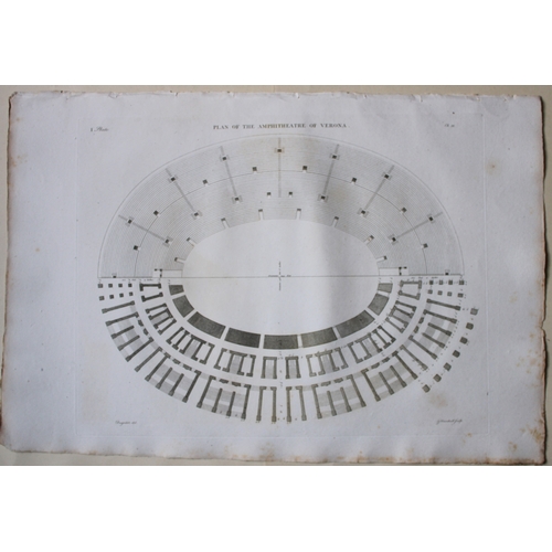 8817 - Anthony Desgodetz - 2 engravings of Amphitheatre at Verona 1795.

These  rare engravings are from Vo... 