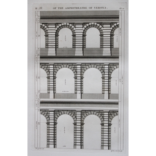 8817 - Anthony Desgodetz - 2 engravings of Amphitheatre at Verona 1795.

These  rare engravings are from Vo... 