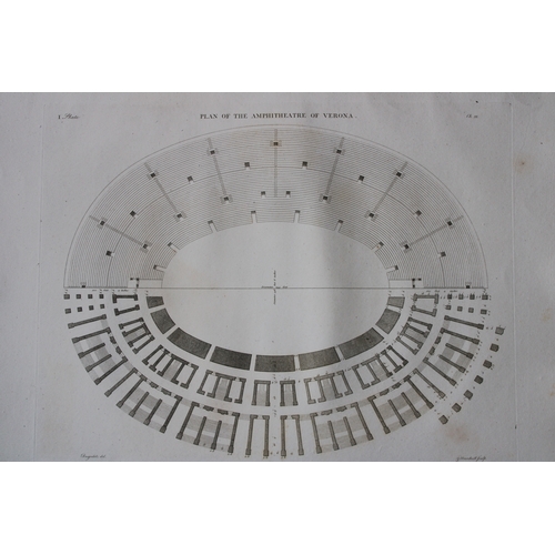 8817 - Anthony Desgodetz - 2 engravings of Amphitheatre at Verona 1795.

These  rare engravings are from Vo... 