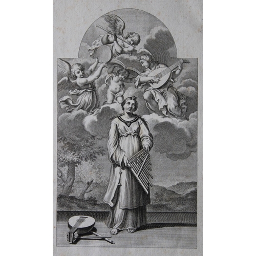 9869 - Lodovico Carracci - 2 engravings from St. Michele Bologna 1776. 

This rare copper engraving is from... 