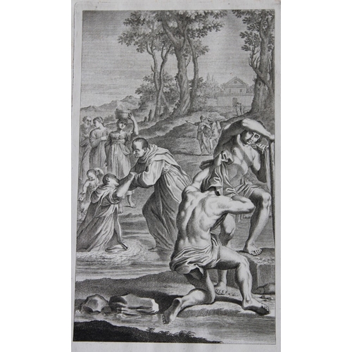 9873 - Lodovico Carracci - 2 engravings from St. Michele Bologna 1776. 

This rare copper engraving is from... 