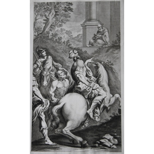 9876 - Lodovico Carracci - 2 engravings from St. Michele Bologna 1776. 

This rare copper engraving is from... 