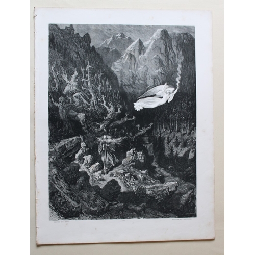 9877 - Gustave Dore - Original engraving from The Wandering Jew 1857. 

This original wood engraving is Now... 