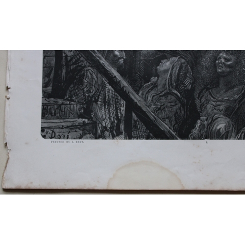 9880 - Gustave Dore - Original engraving from The Wandering Jew 1857. 

This original wood engraving is Spe... 