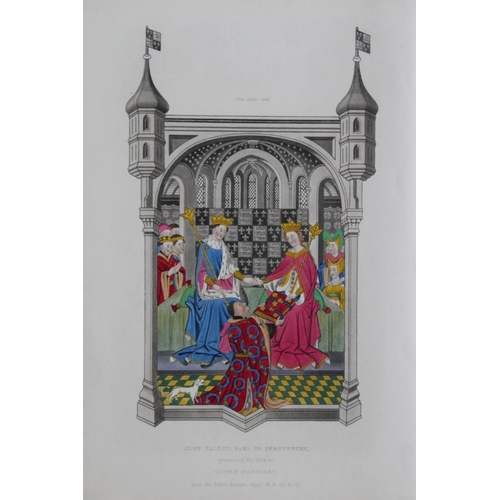 12180 - Henry Shaw - 2 hand-coloured costume engravings 1858. 

These exquisite engravings are from Dresses ... 