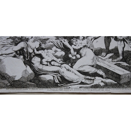 10027 - B Pinelli - Folio etching of Antioch earthquake  from Istoria Romano 1821. 

This rare copper engrav... 