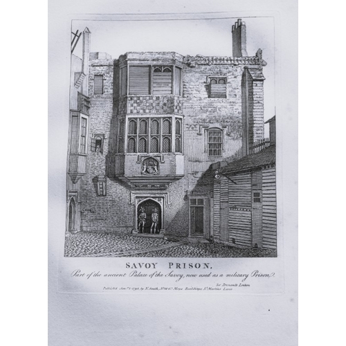 15372 - John Thomas Smith - 2 engravings of London landmarks 1791. Two original engravings from John Thomas ... 