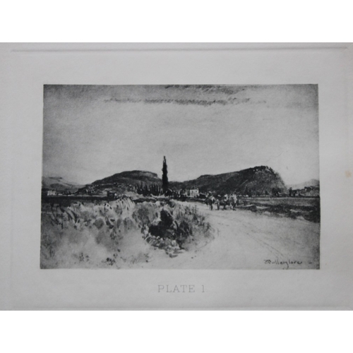 15002 - John Fulleylove 1897 - Etching of Tiryns from the Road to Argos. This superb etching is from Picture... 