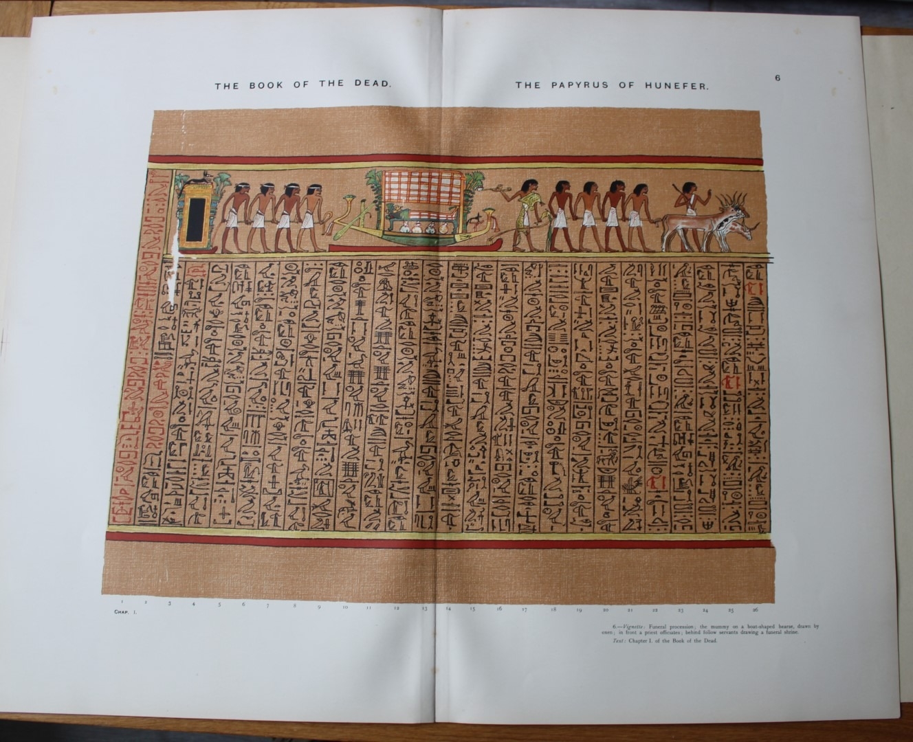 Papyrus of Hunefer from the Book of the Dead 1899. This large ...