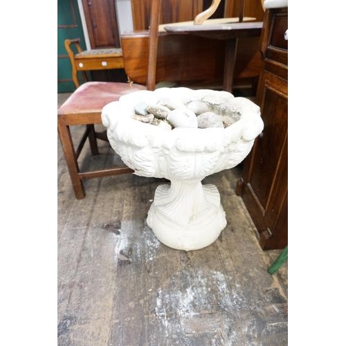 299 - A decorative garden urn