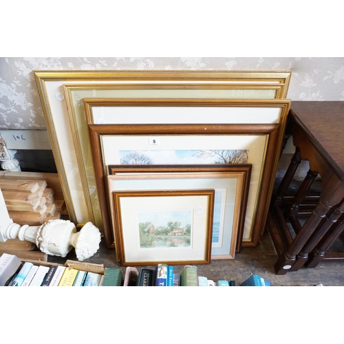 5 - An assortment of pictures and prints