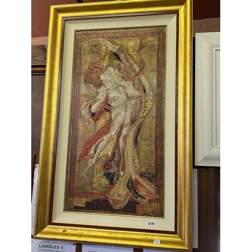 A Limited Edition giclee on canvas "Kiss" by Joy Kirton Smith (49 of 95)