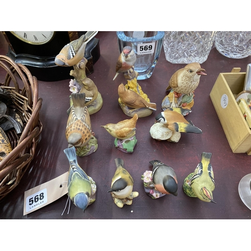 568 - Assorted Royal Worcester bird figures