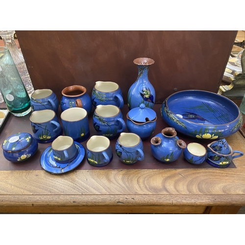 574 - A collection of Torquay pottery