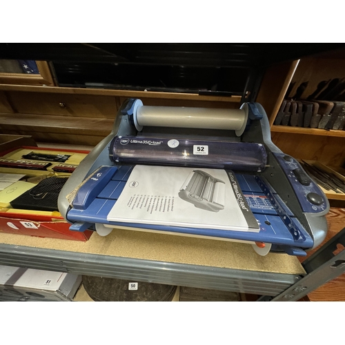 52 - A RollSeal Ultima laminator