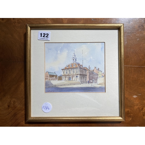 122 - A watercolour of The Customs House, King's Lynn