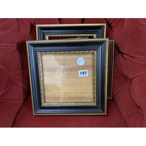 197 - Assorted picture frames